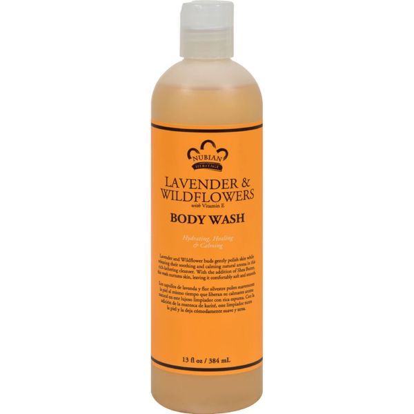 Nubian Heritage Body Wash Lvndr Wldflwrs