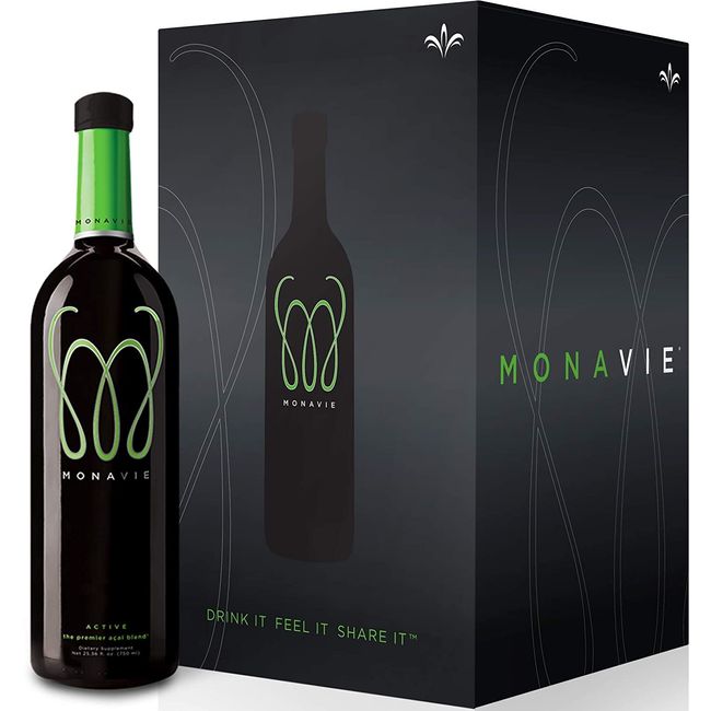 Monavie Acitve, 1 Case | 4 Bottles, 25.3oz Each