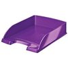 Leitz Wow Letter Tray A4 (Pack of 10, Purple)