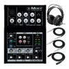 Mackie Mix5 5-Channel Compact Mixer with Headphones and Cables