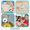 InputMakers 10pcs push button switch, on off switch, electric circuit kits for children, circuit kits for kids, push switch, button switch, latching push button switch, electric circuits for kids.
