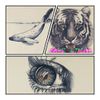 Dragonhawk Blank Tattoo Practice Skin 5Pcs 8x6in Practice Sheet 3mm Thcik Tattoo Fake Skin Soft Silicone for Beginners and Experienced Artists