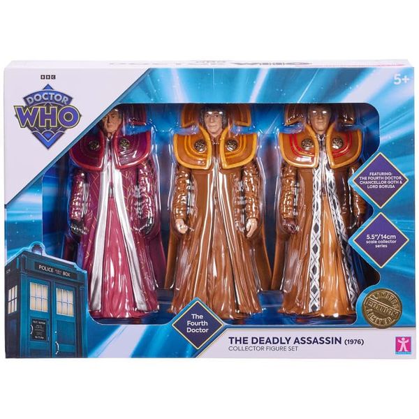 Doctor who the deadly assassin figure set
