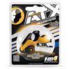 HeadBlade ATX Razor - Original - Rigid Body with Multiblade Design and Non Slip Rubber Ring for Easy Reach, Close Shave