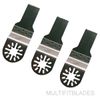3 x 3/4” Stainless Oscillating Saw Blades - Milwaukee Multi Tool Compatible