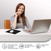 Black Binary Code Geek Computer Mouse Mat Pad Computer PC Laptop Gaming Office Home Desk Accessory Gadget 15935
