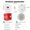 Acmerota Motion Sensor Light Switch Motion Sensor Hand Wave Switch, 8cm Sensor Switch 10A, 90-250V Air switch Contactless switch Suitable for Bedroom Kitchen Bathroom, ect (Neutral Wire Required)