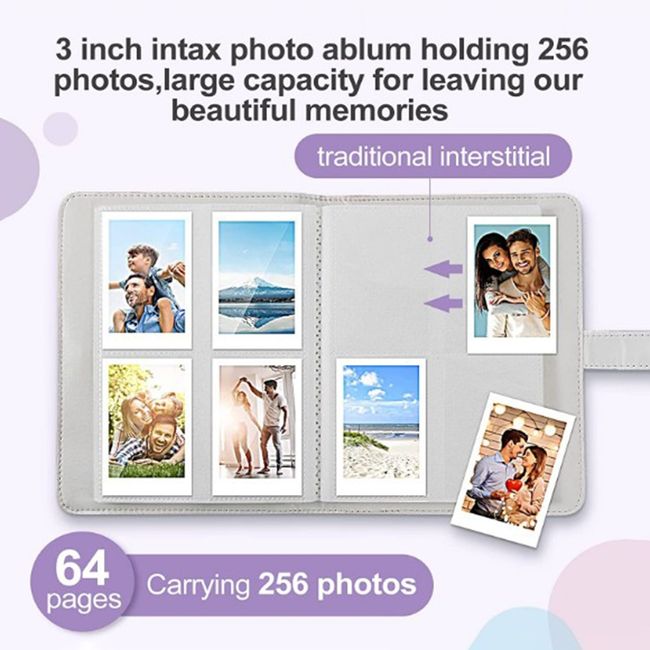 256 Pockets Polaroid Photo Album Instax Mini Photo Album Picture