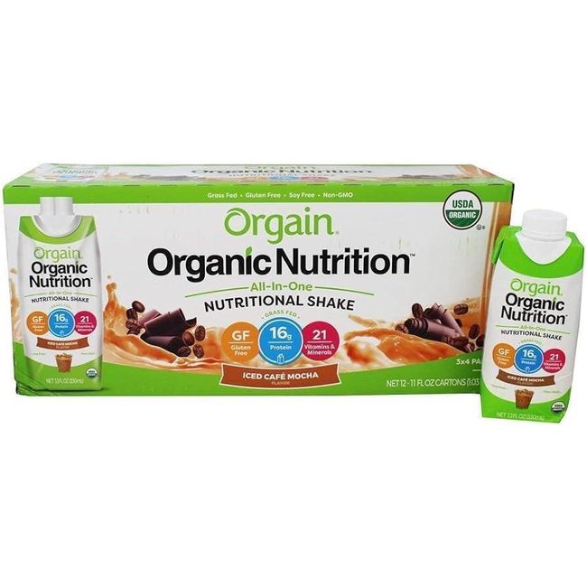 Orgain Organic Nutrition Shake - Chocolate Kids - 8.25 fl oz - Case of 12