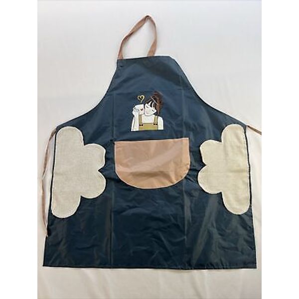 Oil Resistant Waterproof Kitchen Apron Durable Vinyl for Cooking Cleaning Paint