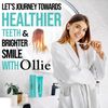 Ollie Clean Mint Nano Hydroxyapatite Toothpaste for Teeth Whitening, 10% Hydroxyapatite Formula, 4oz