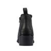 Clarks Memi Zip Black Leather 7 B (M)