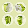 AUEAR, Toothbrush Head Covers with Suction Cup Anti Dust Toothbrush Cover Great Protective Case for Home Travel Outdoor & Camping (3 Pack)