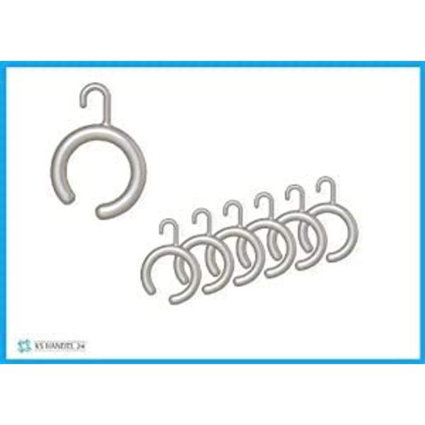 KS Handel 24 14 x DUSCHVORHANGRINGE OFFEN BARRIEREFREI Silber MATT MIT Haken FÜR DUSCHVORHANG DUSCHVORHANGSTANGE! Shower Curtain Rings!