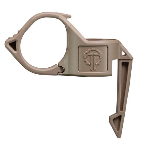 Thyrm Switchback DF Flashlight Ring for SureFire Dual Fuel(Fury DFT, Intellibeam DF), Pelican 7600, Convoy S21A Flashlights (Tan), Made in USA