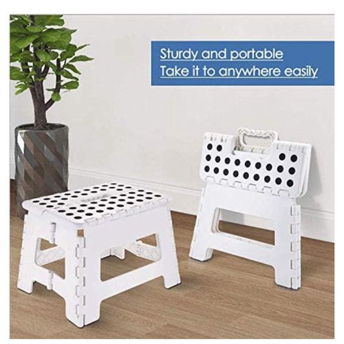 Marksman Folding Step Stool, Black, 23 x 19 x 19 (W x H x D) cm