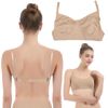 iMucci Clear Strap Bra Professional Dance Bra NO Sponge Invisible Ballet Bra