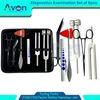 Taylor Reflex Hammer + Hemostat Forceps + Bandage Scissors & Tuning Forks Set
