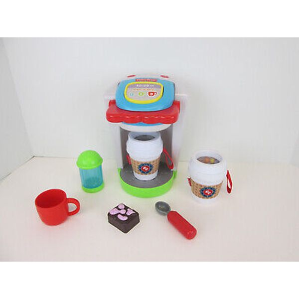 Fisher Price Coffee Maker Pretend Play Kitchen Food Cup