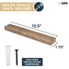 Ilyapa Record Display Wall Mounted Shelf, 8 Pack