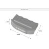 VAXPOT VA-2876 Side Edge Sharpener for Snowboarding Skiing Tune Up