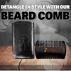 Beard Kit for Men, Beard Grooming Kit Boar Bristle Brush, Comb, Razor, Bag