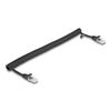DeLOCK RJ45 Spiralkabel Stecker zu Stecker Cat.5e 1 m schwarz