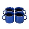 Stansport 24-Piece Enamel Camping Tableware Set Blue