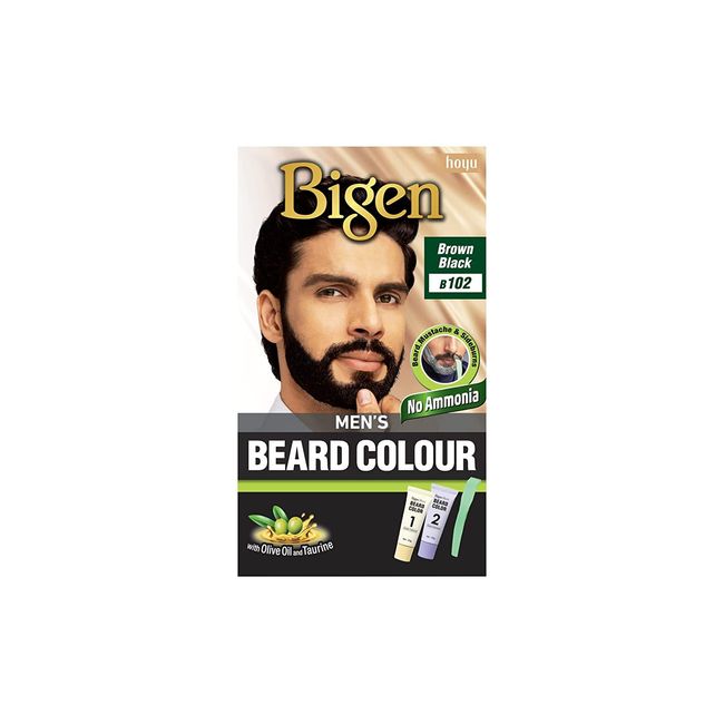 Hoyu Co. Bigen Men's Beard Colour Brown Black B102