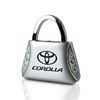 Toyota Corolla Clear Crystals Purse Shape Key Chain