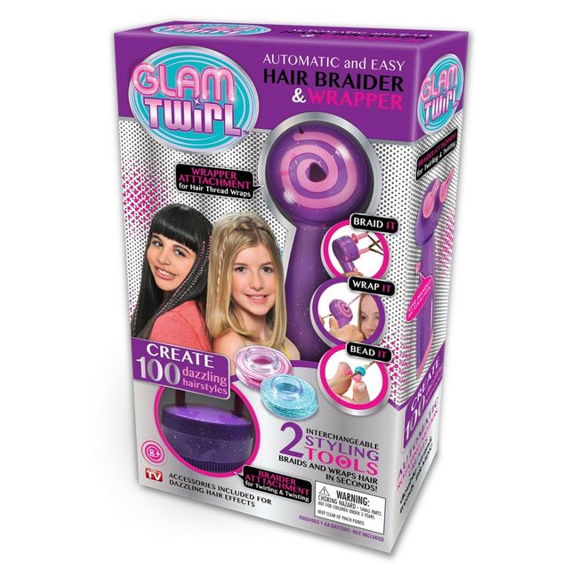 Glam Twirl Hair Braider & Wrapper Automatic & Easy 100 Hairstyles As Seen On TV