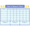Print'n'Lam A4 Blue Personalised Reward Behaviour Chart Reusable Wipe Clean Pen