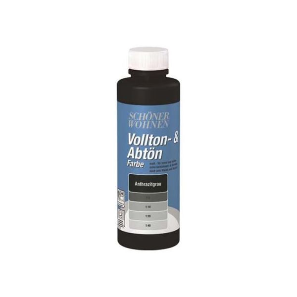 Schöner Wohnen Voll- und Abtönfarbe Anthrazitgrau 500 ml