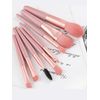 8pcs Portable Soft Makeup Brush Set Eyeshadow, Foundation, Powder, Concealer