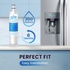 RWF0500A Refrigerator Water Filter Replacement for 4396508, 4392857, 5PACK