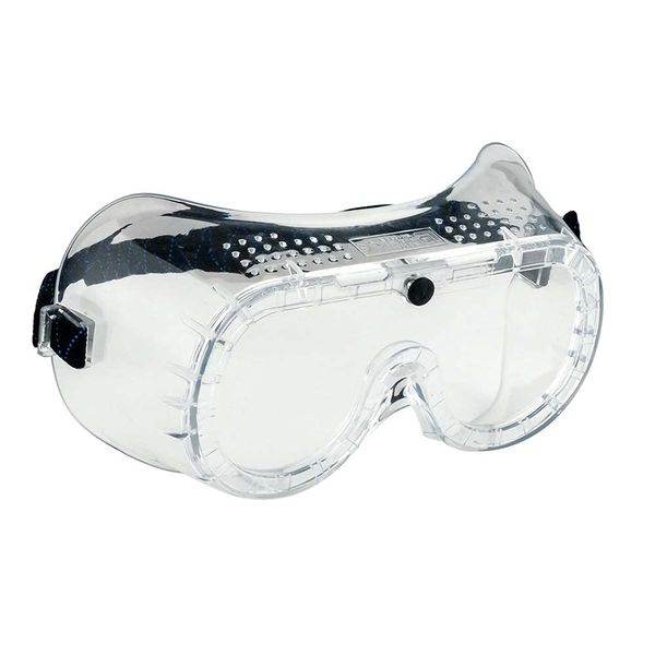 Portwest Direct Vent Goggle, Size: One Size, Colour: Clear, PW20CLR