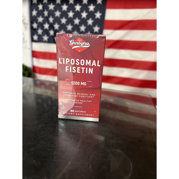 Genogna LIPOSOMAL FISETIN 1200mg  Aging + Memory &Cognitive Function Support 60C