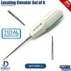 Set Of 8 Luxating Root Elevators Oral Surgery Tooth Extracting Extraction Dental
