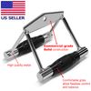 FITNESS MANIAC Home Gym Cable Attachment Handle Machine Exercise Chrome PressDown Combo Set (Double D Rubber)