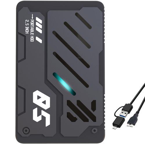 Tianken Ultra Slim Portable External Hard Drive USB 3.0 HDD Storage for PC, Laptop, Mac, Xbox one, PS4, PS5 (320GB)