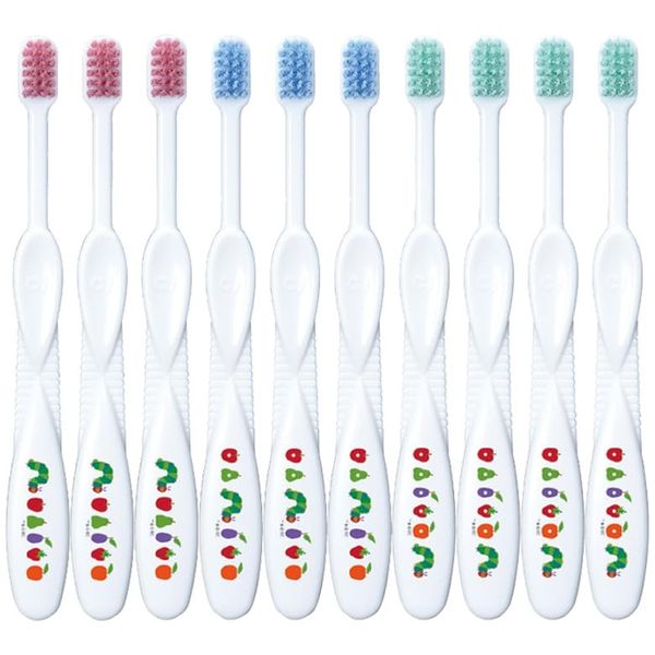 Toothbrush 10 pcs Ci Kids Hungry Baby Swaddle Medium Normal White