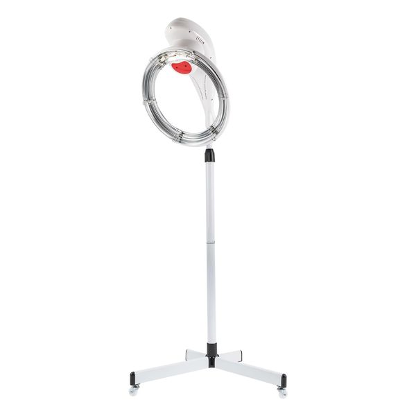 YIYIBYUS Stand Hair Dryer, Professional Orbiting Rotating Hair Processor Hair Dyeing, Oil Treatment, Hair Drying, Heating, Perm Styling for Salon SPA (White)