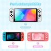 Kuitmor Switch Protective Case,Kawaii Cartoon Protective Shell,Hard PC Slim Cover Case Compatible with Switch Console and Joy Con (for Switch OLED)