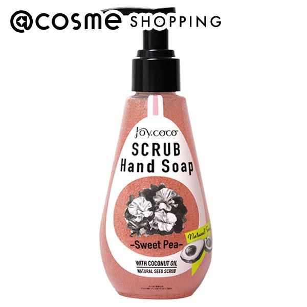 &quot;October 15th 10x points&quot; Joy.coco Scrub Hand Soap Sweet Pea Body/Gorgeous Spring Scent 200ml Hand Soap @cosme 