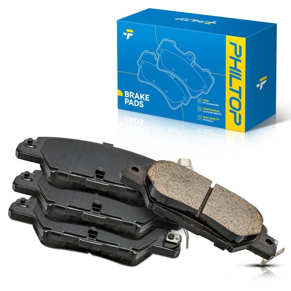 PHILTOP Ceramic Rear Brake Pads For CX-5 2016-2023, 4 Pcs replace # D1846
