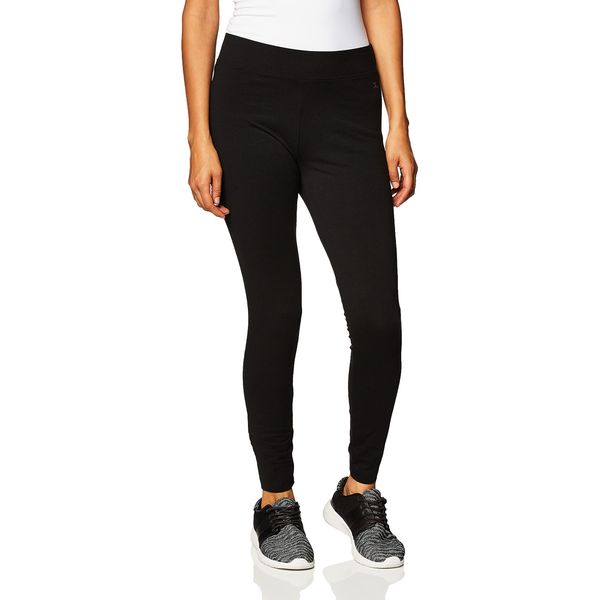 Danskin Womens Essentials Ankle Legging, Black, 2X