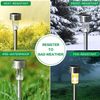 12 Pack Solar Garden Lights Outdoor Landscape LED Light Pathway Yard Waterproof