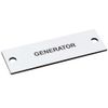 Rinker Boat Generator Tag | Emblem / Decal