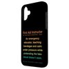 First Aid Instructor Case for iPhone 16 Plus