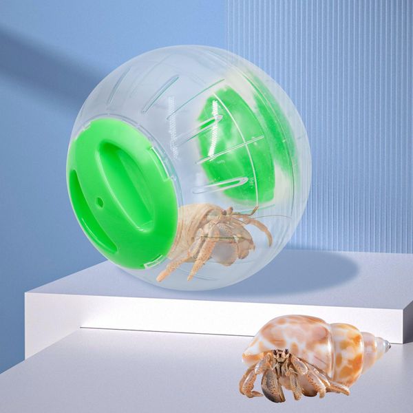 Hermit Crab Running Ball Toy, Small Animals Cage Accessory, Tank Accessory, Suitable for Hermit Crab Hamster Rat